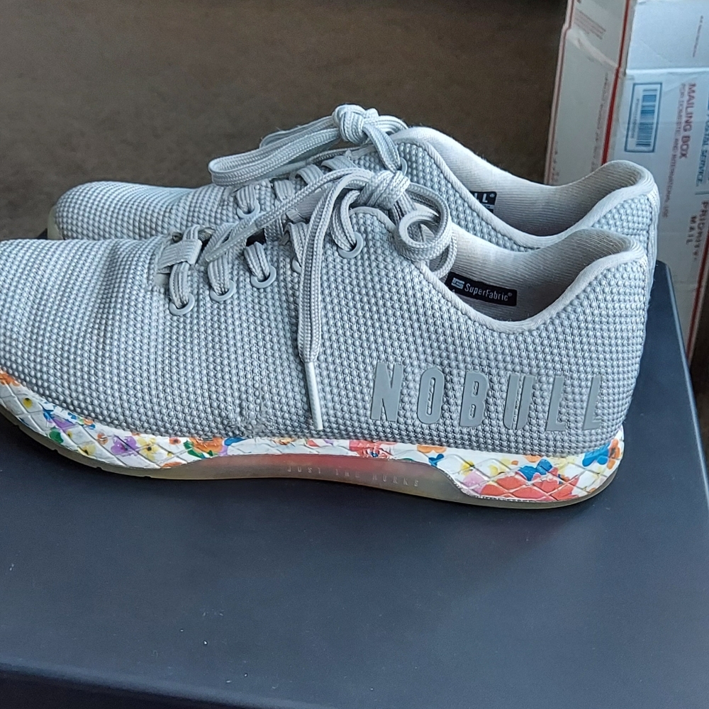 Nobull flower trainers size8.5 women 7mens